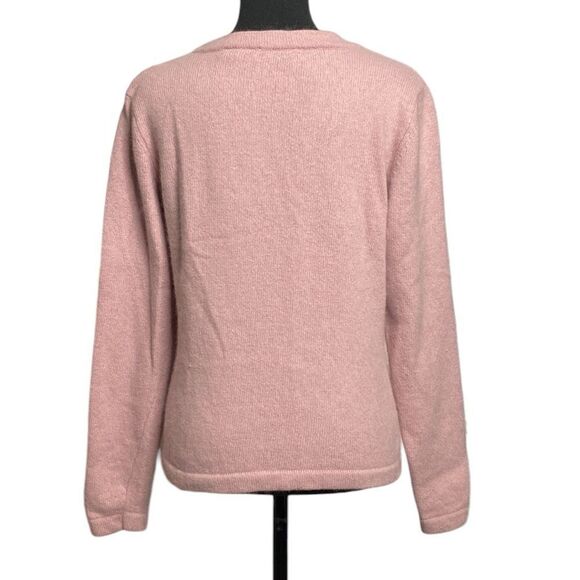 Angora Wool Blend Dusty Rose Sweater - Picture 3 of 8